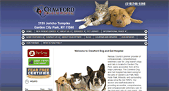 Desktop Screenshot of crawforddogandcathospital.com